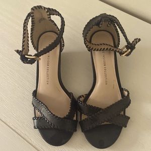 Black summer sandals
